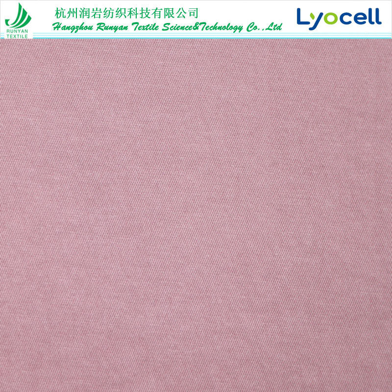 21*21+70D天丝棉弹力斜纹面料245gsm莱赛尔棉弹力斜纹面料