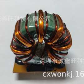 源头工厂支持定制T56*28大功率差模磁环漆包线多股线并绕差模线圈