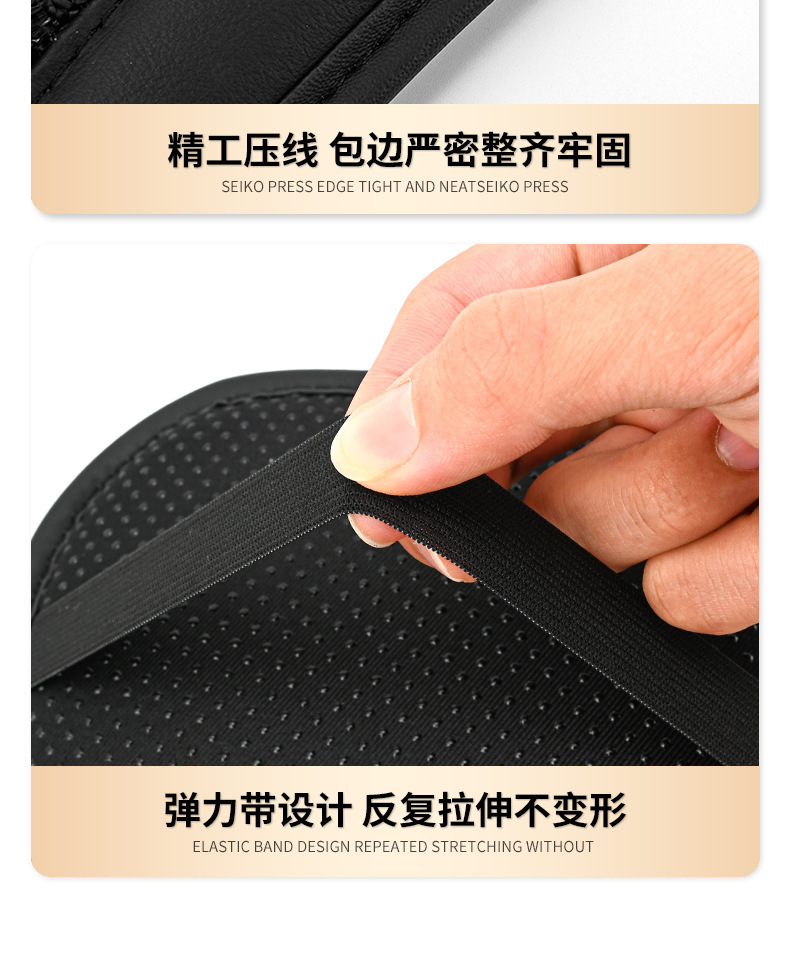 Car Armrest Box Pad Memory Foam Leather Universal Armrest Pillow