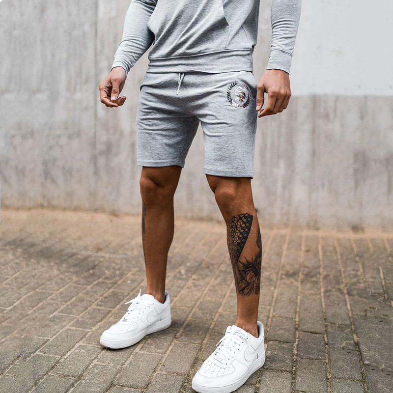 Fitness shorts men's American training basketball pants brothers stretch running breathable wicking casual cotton sports pants fashion