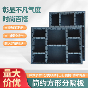 Directly Supplied from the Manufacturer, the Cosmetic Bag Has a One-Piece Inner Frame, Integrated Inner Support, Storage Partition, Removable Plastic Storage Box, Customizable