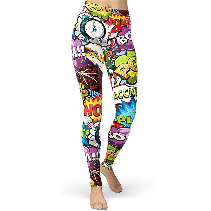 Classic Style Printing Chlorinated Fiber Polyester Active Bottoms Jogger Pants display picture 4