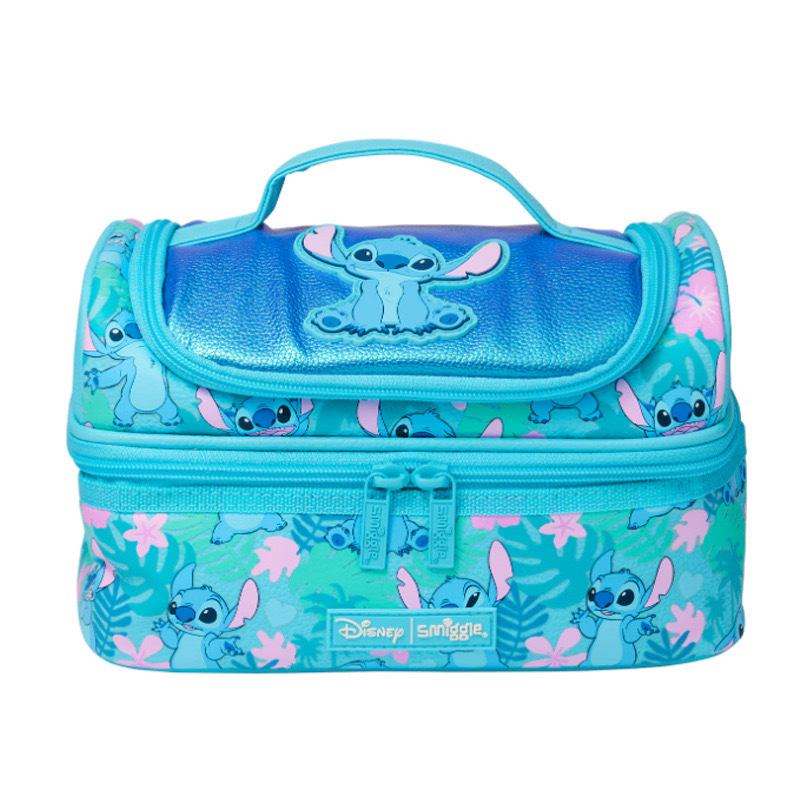 Australia smiggle Stitch mochila de gran capacidad bolsa de comida de dibujos animados bolsa de lápices bolsa de escuela con tracción juego de papelería