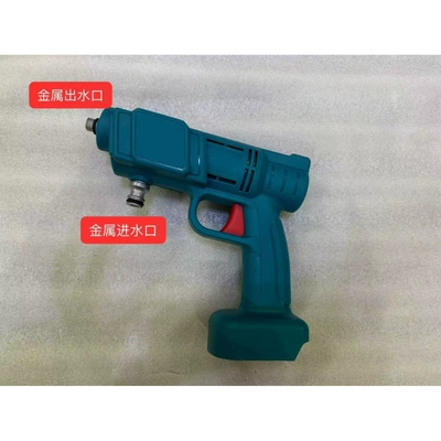 Alloy Connector, Bare Unit, High pressure car wash water gun - makita-socket-bare-metal-brushless-motor-aluminum-pump-line-green-shell