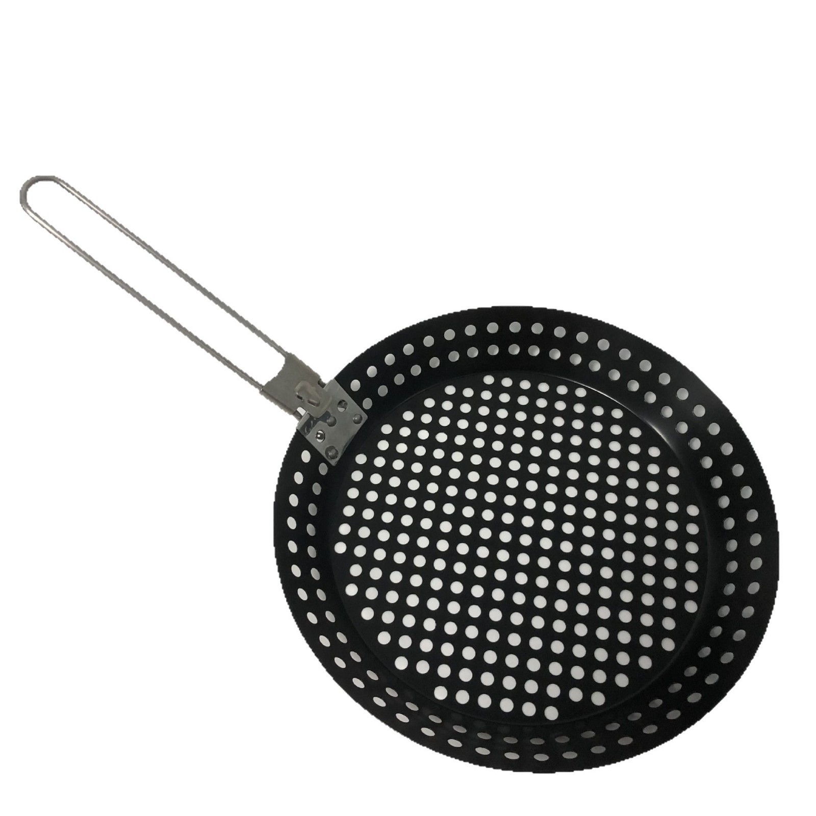 Fábrica directa de venta de barbacoa placa de barbacoa no pegajosa recubrimiento plegable placa de pollo de fondo plano hortalizas al aire libre placa de fugas de hortalizas