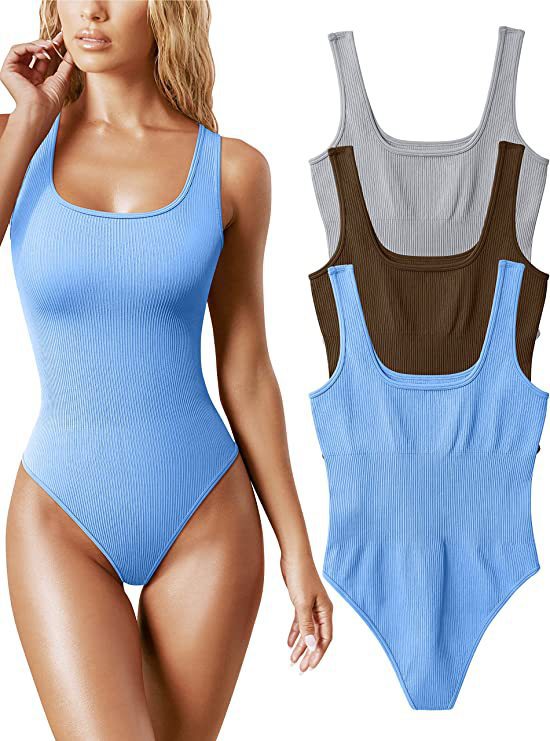 Women's Bodysuits Bodysuits Vintage Style Sexy Solid Color display picture 8