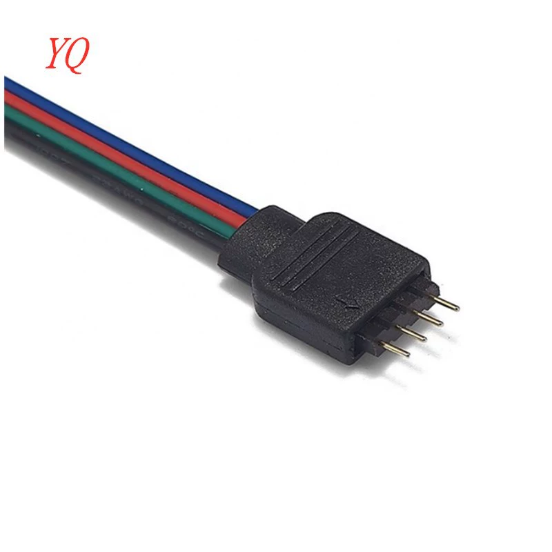 Линия подключения ламповой ленты LEDRGB 4-жильная линия подключения контроллера RGB 4pRGB штекер и гнездо с одной головкой терминальная линия машины