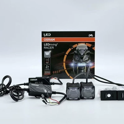Osram motorcycle LED headlights, electric vehicle modification, external super-bright, high-intensity, cool spotlight for paving the way