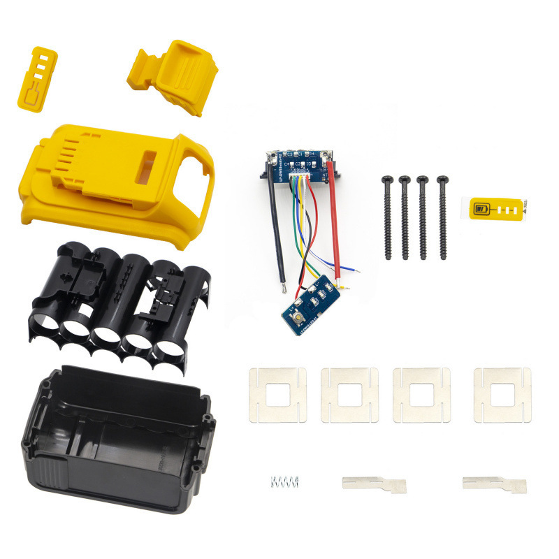 适用DeWalt得伟20V10芯 DCB200 德伟电动工具防火材料壳套料保护