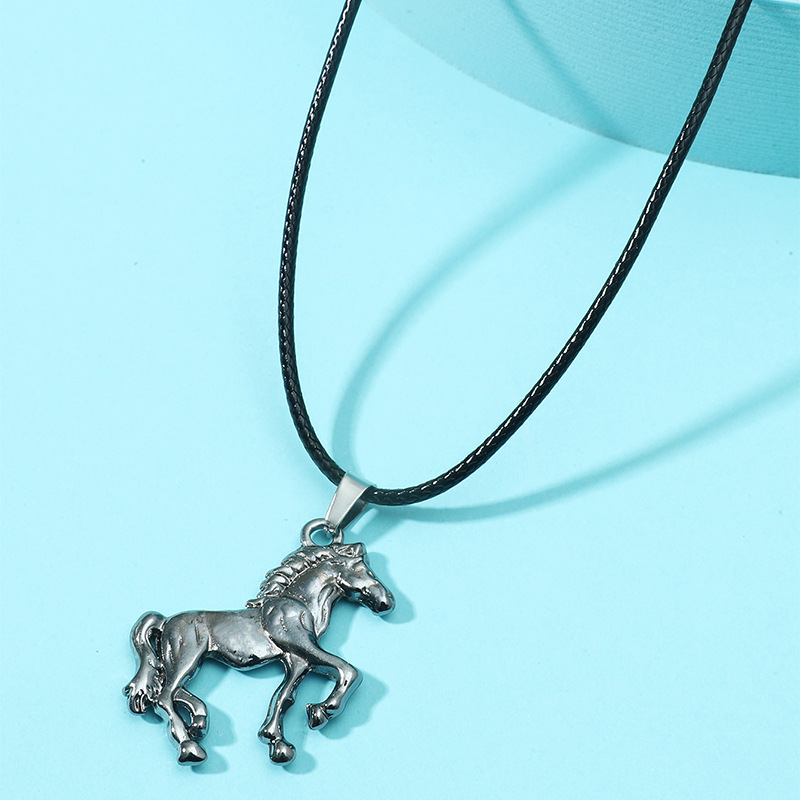 Wholesale Jewelry Fashion Pegasus Titanium Steel Necklace Nihaojewelry