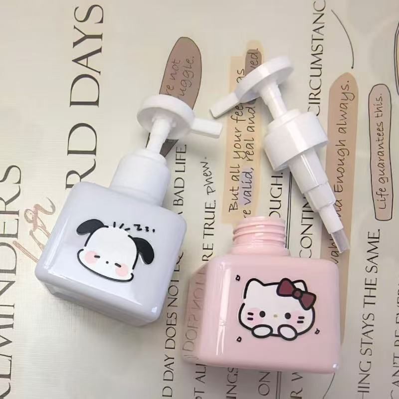 可爱小猫小狗分装瓶可爱高颜值按压空瓶沐浴露分瓶乳液瓶洗手液|undefined