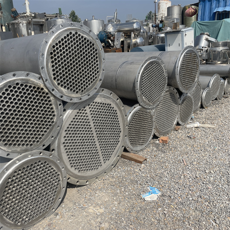 二手列管式冷凝器 工业换热设备 工业60平方冷凝器