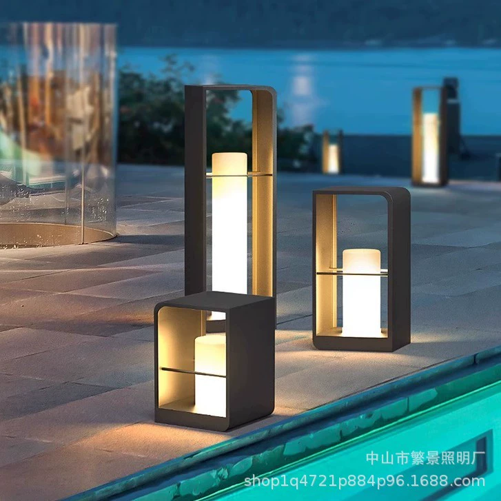 Солнечная садовая лампа для улицы, водонепроницаемая ландшафтная лампа для виллы, парка, сада, декоративный напольный светильник для гостевых домов