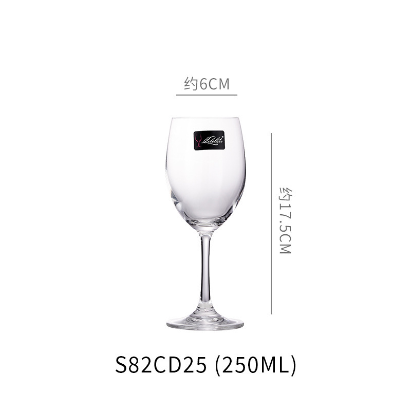 Copa de vino tinto de cristal clásico de Yidelita Copa de vino Copa de vino Copa de vino Marca de primera clase Logotipo imprimible