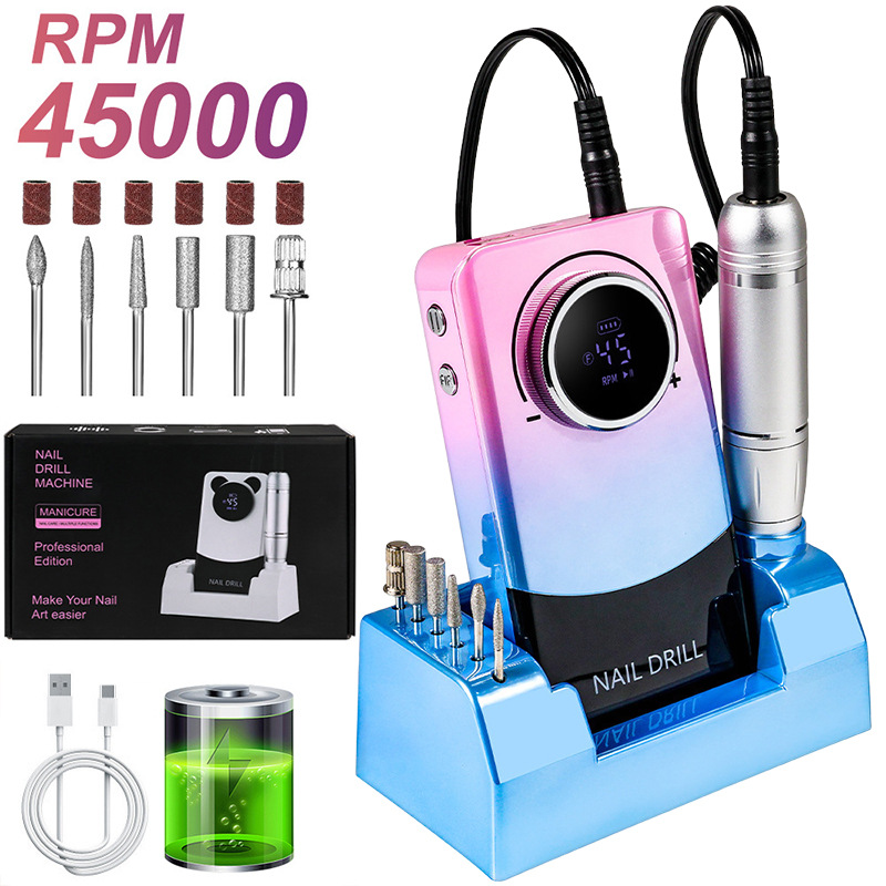 Torno Eléctrico para Uñas Portátil Recargable para Manicura image 59