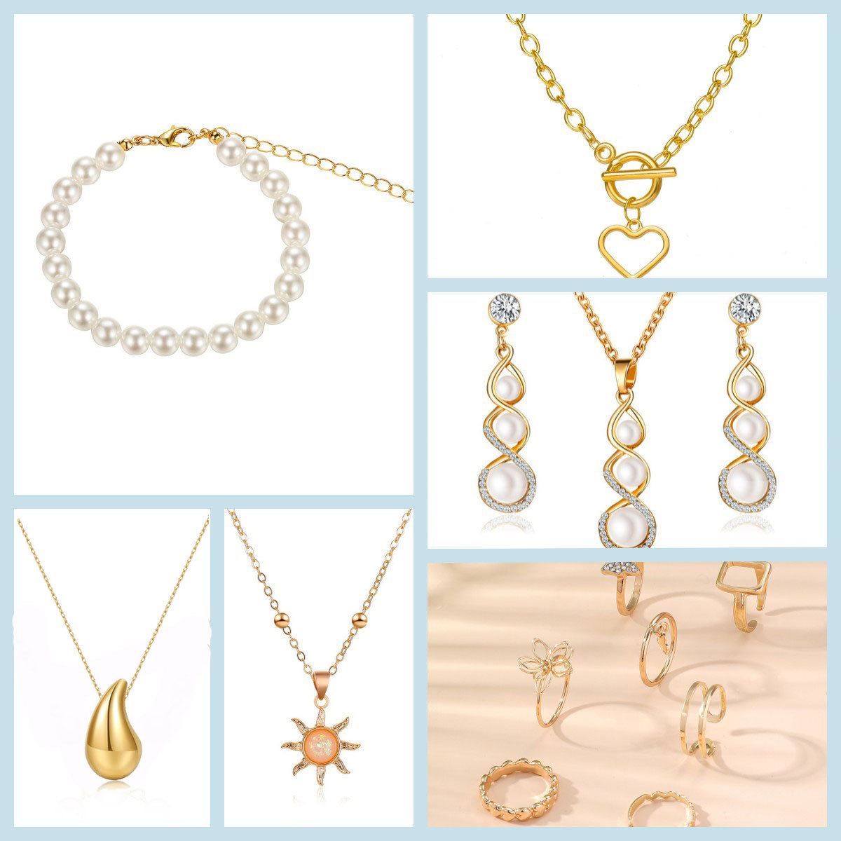 Maison & Jardin Nouveau cadeau de Noël Calendrier de compte à rebours Bijoux de l'Avent Boîte aveugle Boucles d'oreilles Collier Bracelet Coffret cadeau Bijoux Femmes_voghion.com