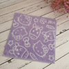 Exit Japan quality goods Size Kerchief Cartoon Gauze Untwisted Embroidery Decor pure cotton Dyed Jacquard technology