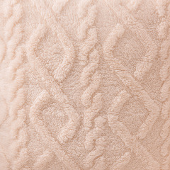 Ins style plush pillowcase jacquard geometric pattern cushion cover/sofa living room back pillowcase bedside square pillowcase