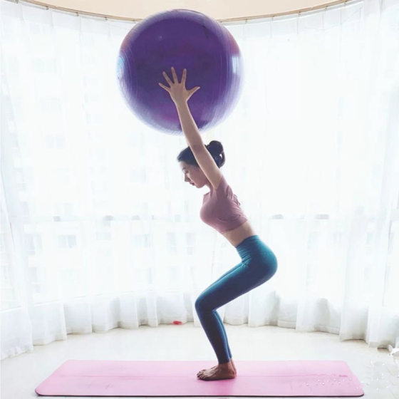 Thickened explosion-proof yoga fitness weight loss smooth ball PVC yoga big ball yoga auxiliary supplies multi-color specifications
