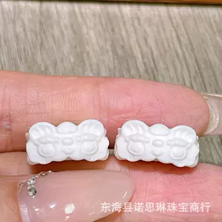 鹿骨醒狮配件diy配件手工编织手绳项链文玩佛珠手串配饰品隔配珠