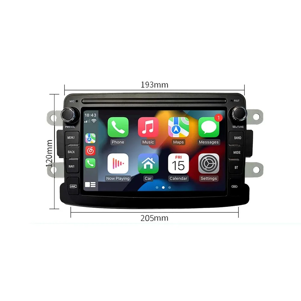 Suitable for 7 inch Renodacia Android car GPS HD screen MP5 Bluetooth navigation all-in-one Carplay