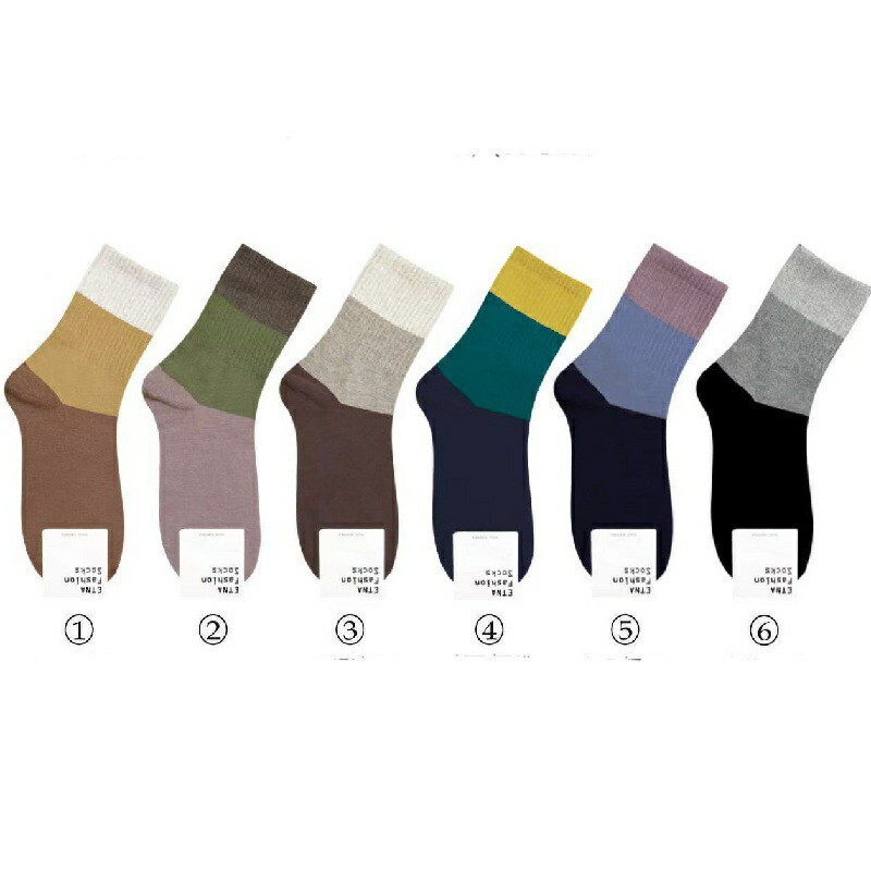 South Korea solid color socks for children 2024 autumn and winter new vintage color matching stockings etna dongdaemun combed cotton women's socks South Korea solid color socks for children 2024 autumn and winter new vintage color matching stockings etna dongdaemun combed cotton women's socks