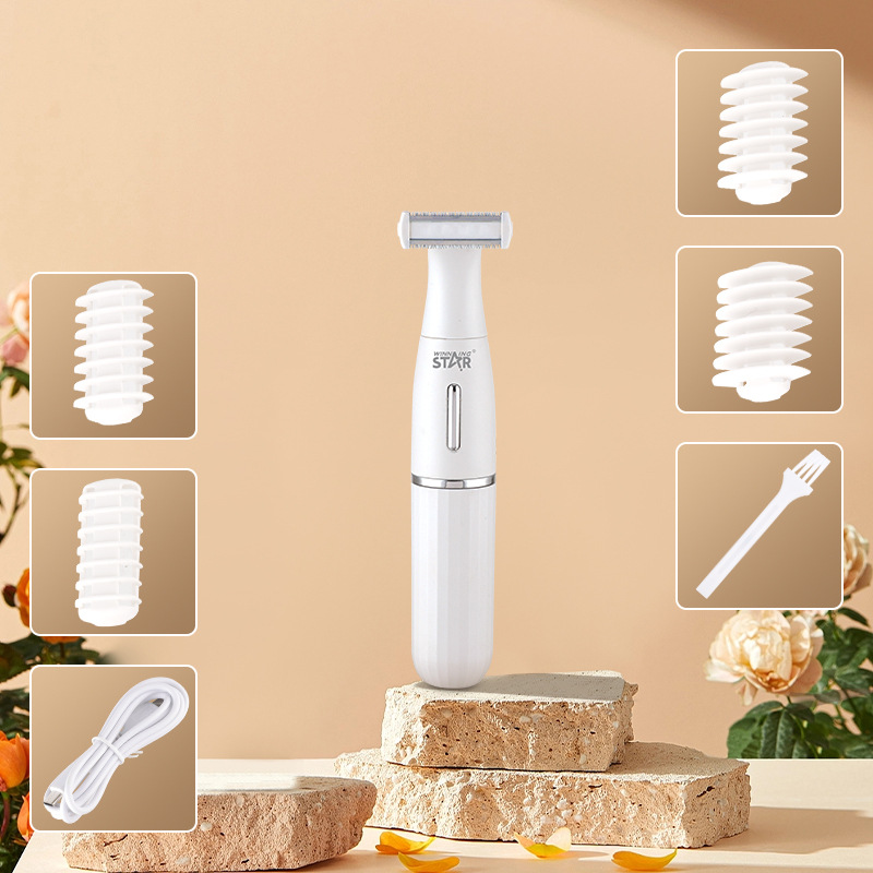 Estrella ganadora Amazon especial para el nuevo artefacto de afeitado pierna pelo afeitado pelo eléctrico empujador máquina de afeitar