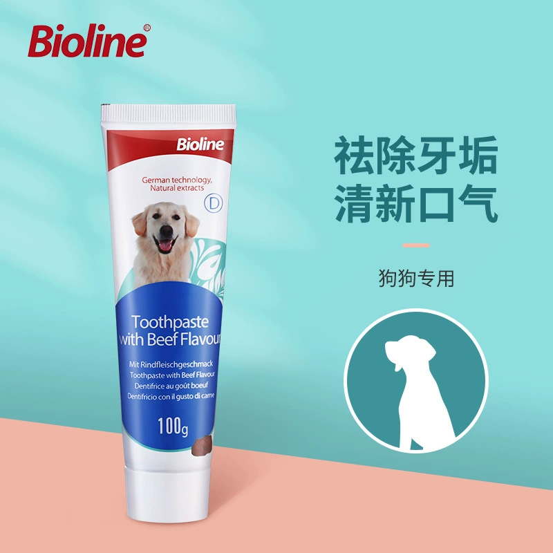 Оптовая продажа зубной пасты для собак Bioline, зубная паста для собак от производителя, прямые поставки через границу