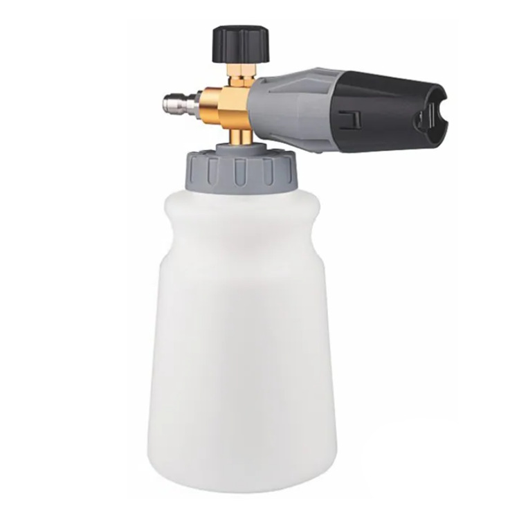 厂家批发新款扇形高压泡沫喷壶洗车机泡沫枪 1/4英寸快插 1升PA壶