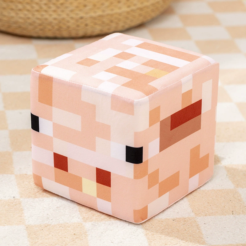 Плюшевые подушки-блоки Minecraft (Minecraft) TNT и пиксельный куб, разные дизайны, высоты 10/20/40 см