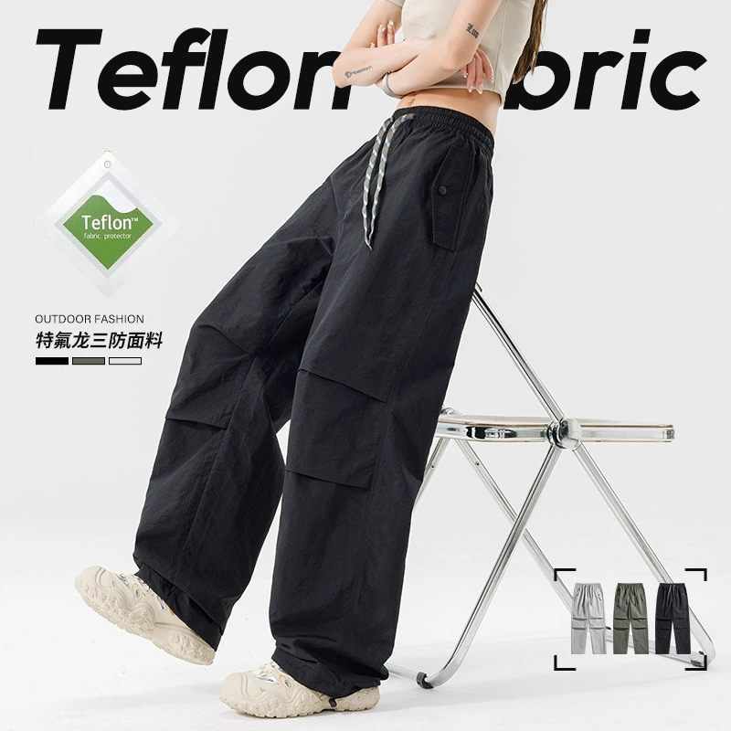 Уличные брюки-карго для женщин, популярные высококачественные спортивные брюки для трансграничных перевозок, тонкие походные брюки, длинные брюки с тремя защитами.