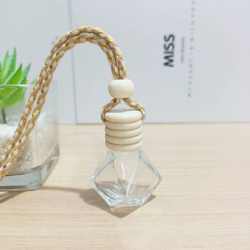 Transparent perfume, bottle, pendant for auto