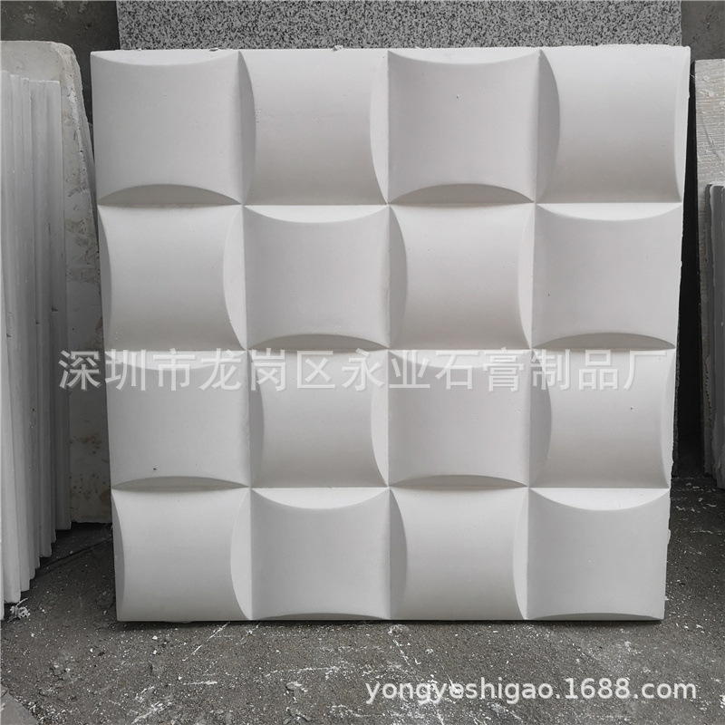 石膏线条GRG厂家批发定制GRG简欧背景板石膏GRG电视背景墙造型|ms