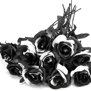 Realistic wedding flowers for party, halloween, photo shoot props