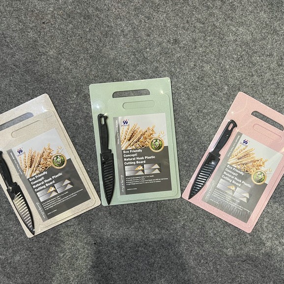 Trigo de Yiwu redondo colgable tablero de corte de verduras tablero de corte de frutas tablero de verduras de doble cara cocina doméstica image 18