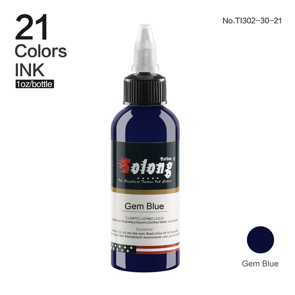 Tinta para Tatuajes de Dragón Bordado 30ml, Set de Pigmentos Coloridos para Tatuajes, Tinta para Tatuajes con MSDS, Suministro Exclusivo Transfronterizo para Equipos de Tatuaje