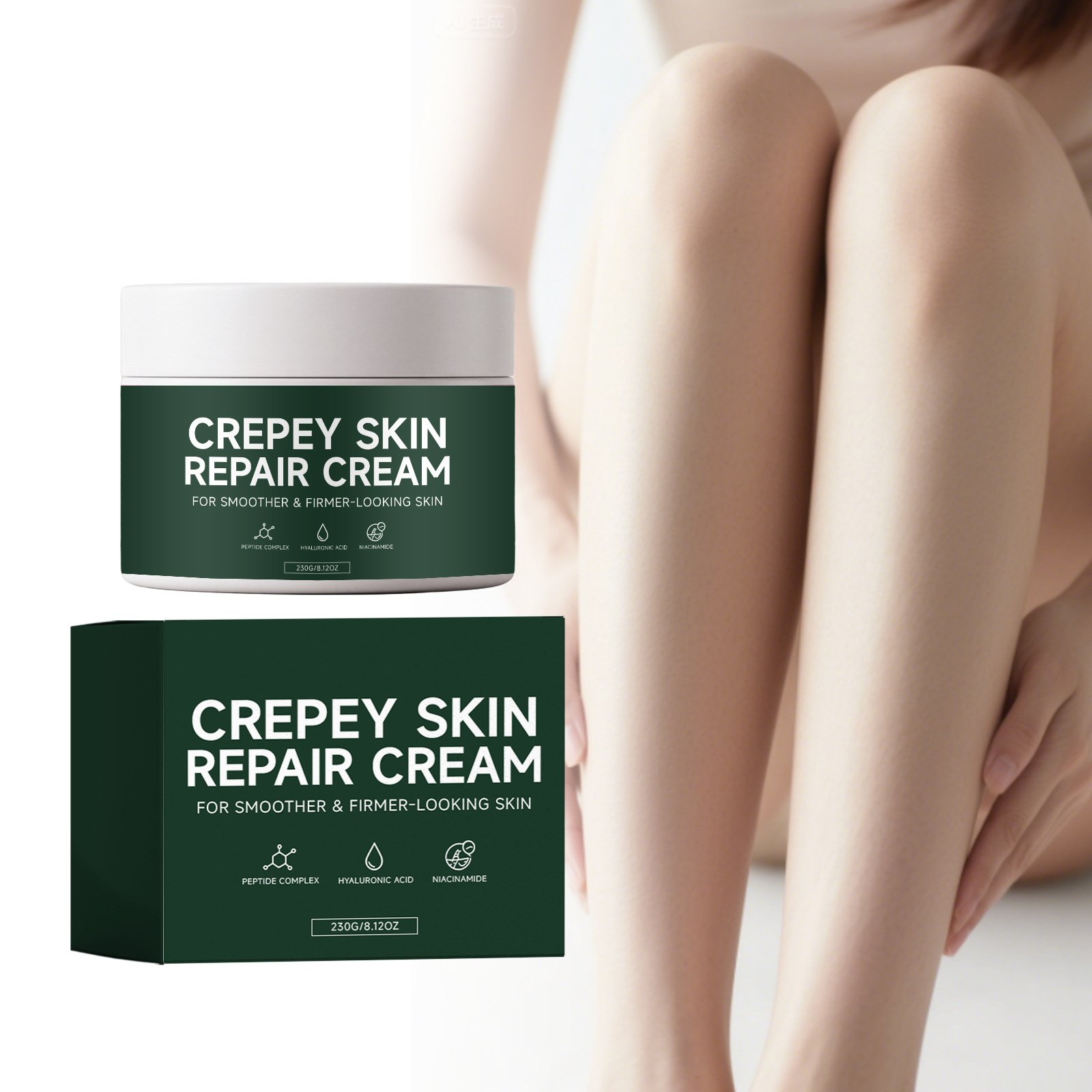 Skin Care Cream, Gentle Care for Body Skin, Moisturizing, Refreshing Texture, Non-Greasy, Daily Application Moisturizer