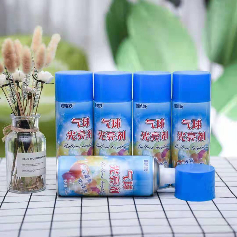 Blue Bottle Balloon Brightener for Decoration External Use Balloon Brightness to Keep Gloss and Balloon Brightness to Prevent Balloon Oxidation Balloon Brightener