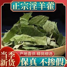 淫羊霍叶新中药材500克正品淫羊藿茶泡茶泡酒无硫新货羊合叶精选