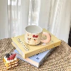 &Pinch lines-pink cute kitten (single cup)[]