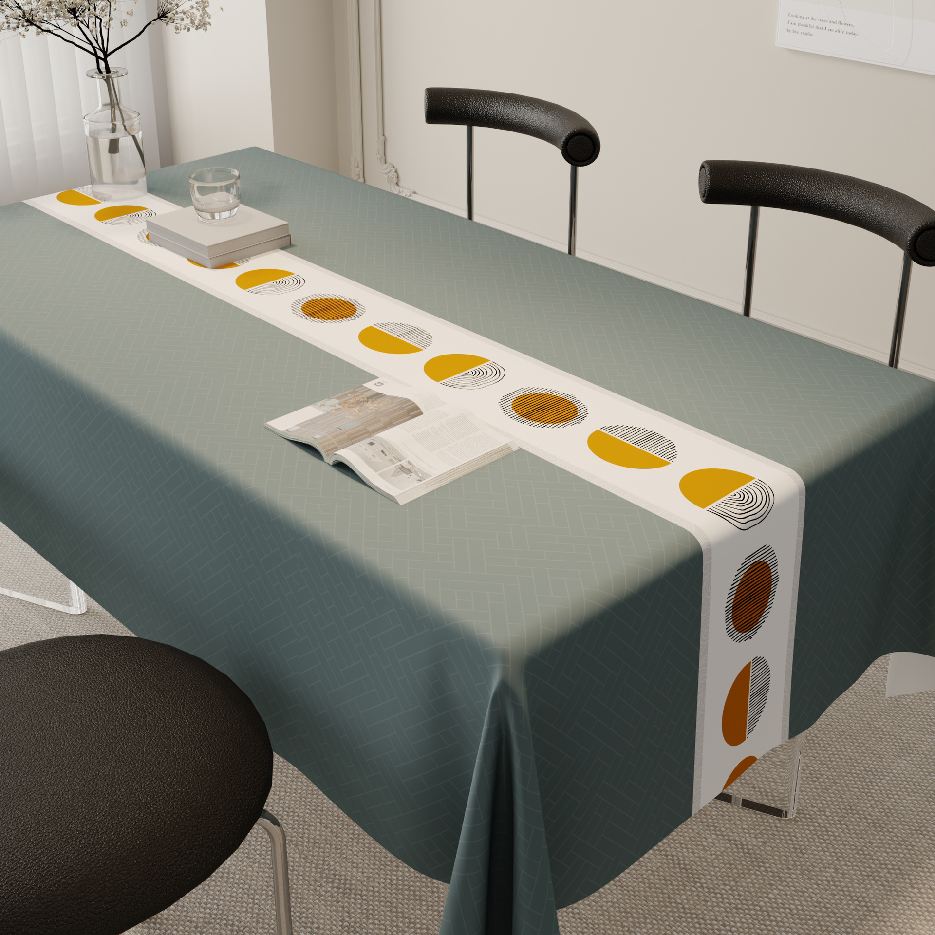 Estampado de árbol gris (respetuoso con el medio ambiente, suave e inodoro)