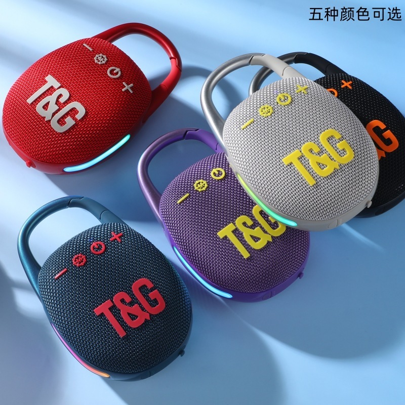 新しい TG447 Bluetooth スピーカー屋外ミニ登山デスクトップポータブルワイヤレス LED ライトサブウーファーギフトオーディオ|undefined