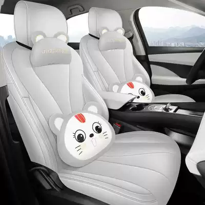 Modelə uyğun (Original) oturacaq örtükləri of BYD Seal 05 DMI special - all-gray-cartoon-version-note-the-model-year-front-row-fully-covered-rear-row-partially-covered