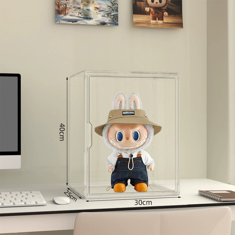 Display Box (Labubu) Acrylic Doll Display Cabinet, Transparent Multi-Size Storage