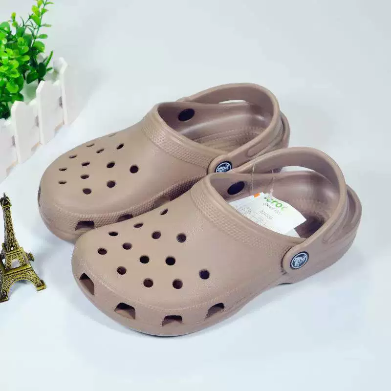 [Croc стиль как Yang Mi, маленький кит дырчатые туфли на толстой подошве для взрослых на улице, пляжная женская обувь 206302]
