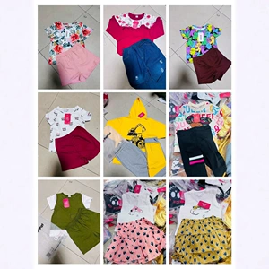 Patapt Kids Разное, установите два -экспортные бренды для иностранной торговли, установите детскую одежду Дешевую партию