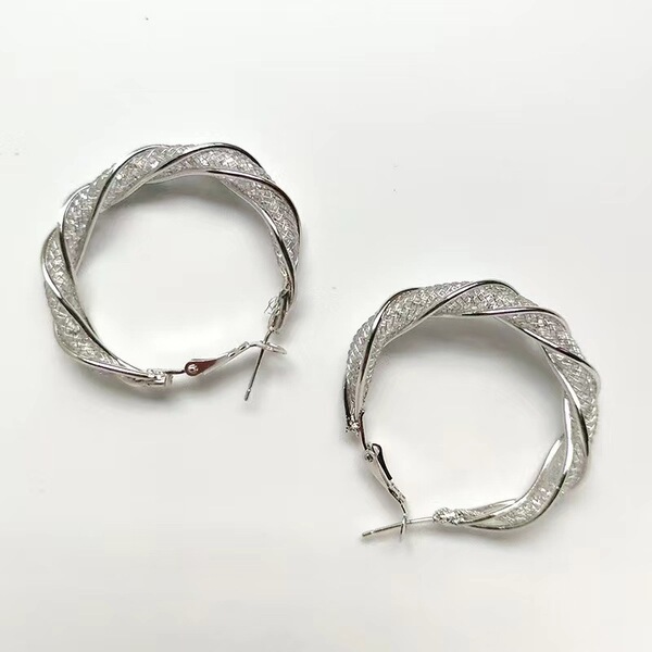 Universal earrings with pigtail