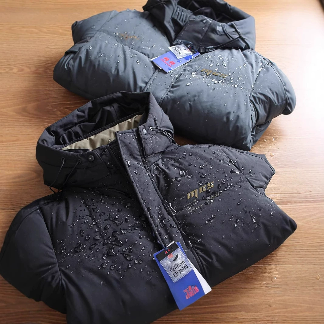 Серия черного золота! Рекомендуется зимой! Пушистый, теплый и легкий! Мужское молодежное пальто с капюшоном