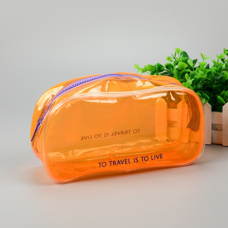 PVC透明塑料包装袋收纳洗漱拉链袋化妆品收纳袋批发