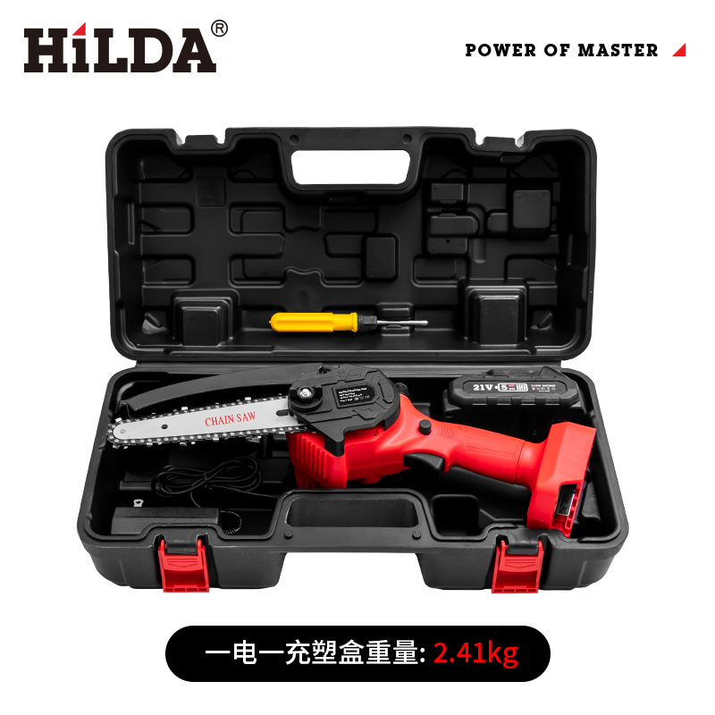 Caja de plástico de una sola carga (2000 mA) con pantalla de potencia